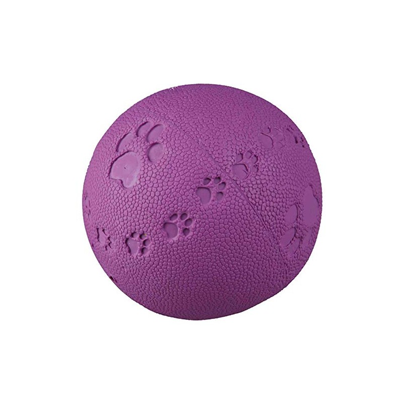 Trixie Natural Rubber Toy Dog Ball with Sound, 7 cm-