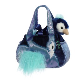 Aurora® Fashionable Fancy Pals™ Mora Peacock™ Stuffed Animal - On-The-go Companions - Stylish Accessories - Multicolor 7 Inches