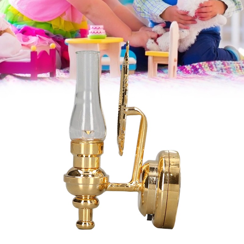 Dollhouse Wall Lamp Vivid Details LED Warm Light High Brightness