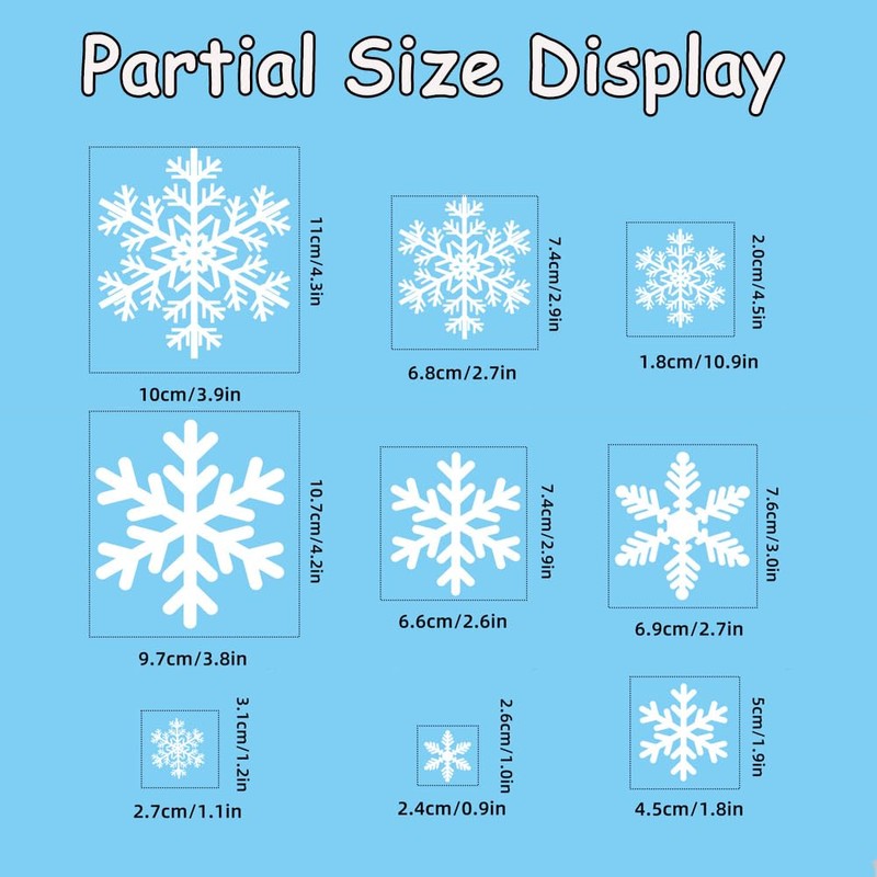 Christmas Window Stickers, Reusable PVC Double-Sided Window Stickers, Christmas Decoration