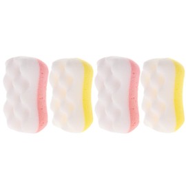 FRCOLOR 4pcs Skin-Friendly Comfortable Shower Scrubber Body Cleaning Brushes Bath Sponge Shower Sponge for Indoor Bathroom Home