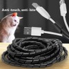 6mm Spiral Cable Wrap Polyethylene PE Cable Wire Tubing Desktop