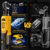 3/8" Cordless Ratchet Wrench Set, 60FT-LBS(80N.m) Electric Ratchet, 2 X