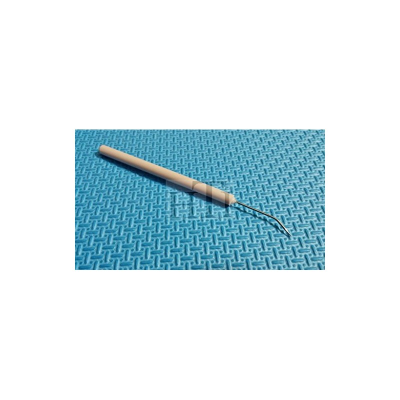 PACK OF 12 DISSECTING DISSECTION TEASING NEEDLE BENT WITH PLASTIC