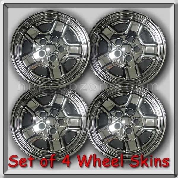 Hubcapzone.com 2014 Jeep Compass Chrome Chrome 16" Wheel Skins Hubcaps