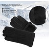 Harrys-Collection HC Unisex Real Lambskin Gloves, Colours: Black, Size XXL
