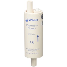 Whale Premium Inline Pump - White, Small