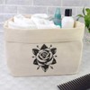 Large 'Rose Flower' Canvas Organiser/Storage Bag (OR00032569)