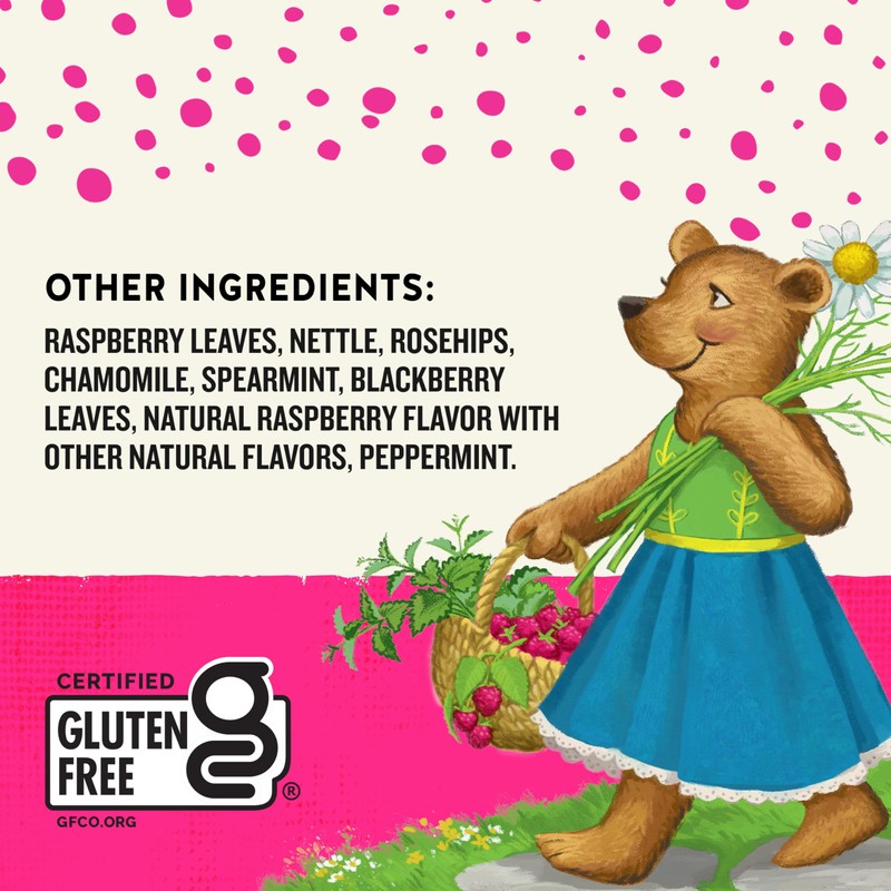 Celestial Seasonings SheWell Raspberry Leaf Wellness Tea, Caffeine Free, 16