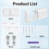 Makalong 4-Pack Disposable Ear Piercing Kit - Dual-Size 3mm &
