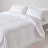 HOMESCAPES White Deep Fitted Sheet (12”) Single 330 TC 500