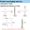 Gypsum Board Wall Plug, CTRICALVER Gypsum Board Wall Plug Extension