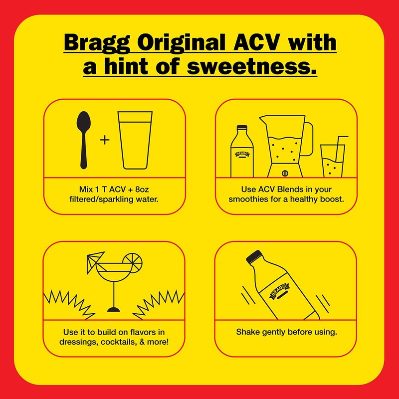 Bragg Organic Apple Cider Vinegar Honey Cayenne Wellness Cleanse with