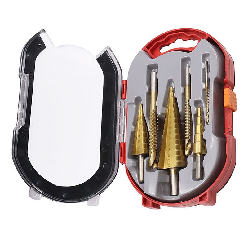 6点セット ステップドリル ドリルビット HSS高速鋼 タケノコドリル たけのこドリル 4-32mm /4-20mm /4-12mm ツイストドリル