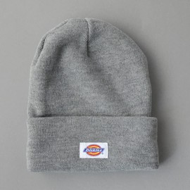 Dickies Basic Knit Cap Beanie Hat Knit Hat for Men Women Unisex Acrylic Solid Knit Hat for Men Snowboarding Street, gray (82), Free Size