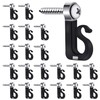 HuyxyTec Q-Hanger Screw Hooks, 20 Pack Outdoor Indoor Light Holder
