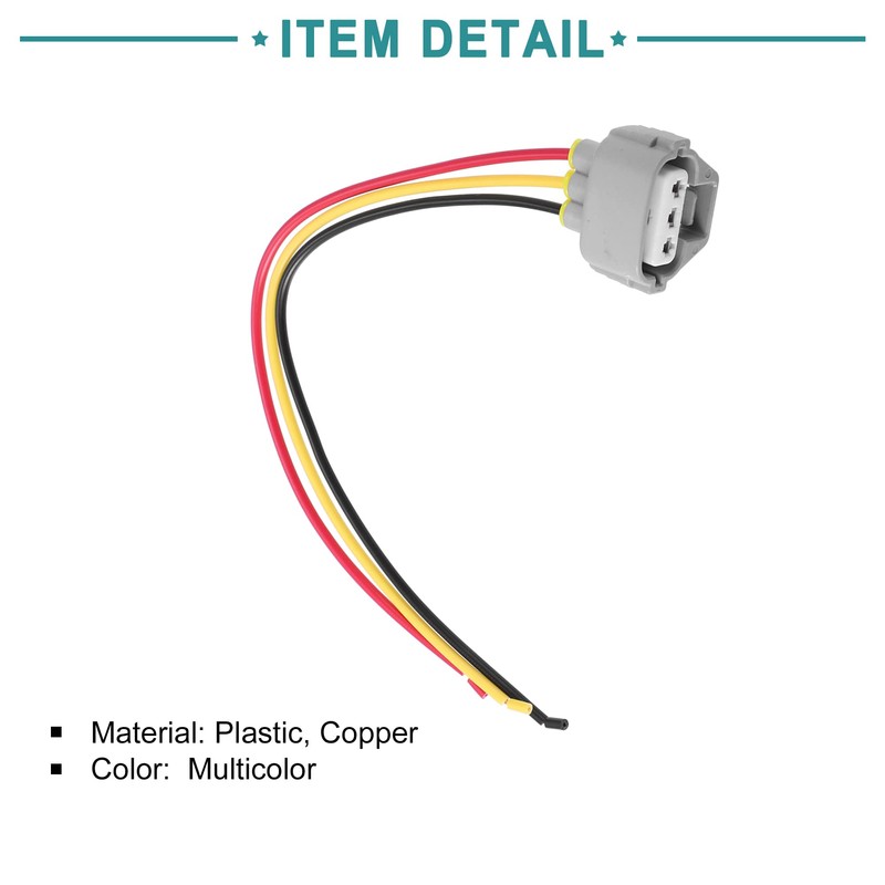 ACROPIX Front Turn Signal Light Wiring Harness Socket Adapter Fit