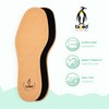 Biped Z1724 leather insoles with activated carbon, 3 pairs. -
