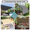 Shade&Beyond 90% Sun Shade Cloth with Grommets, 6' X 12'