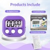 24 Pack Timers Magnetic Kitchen Timer Cooking Timers for Kitchen