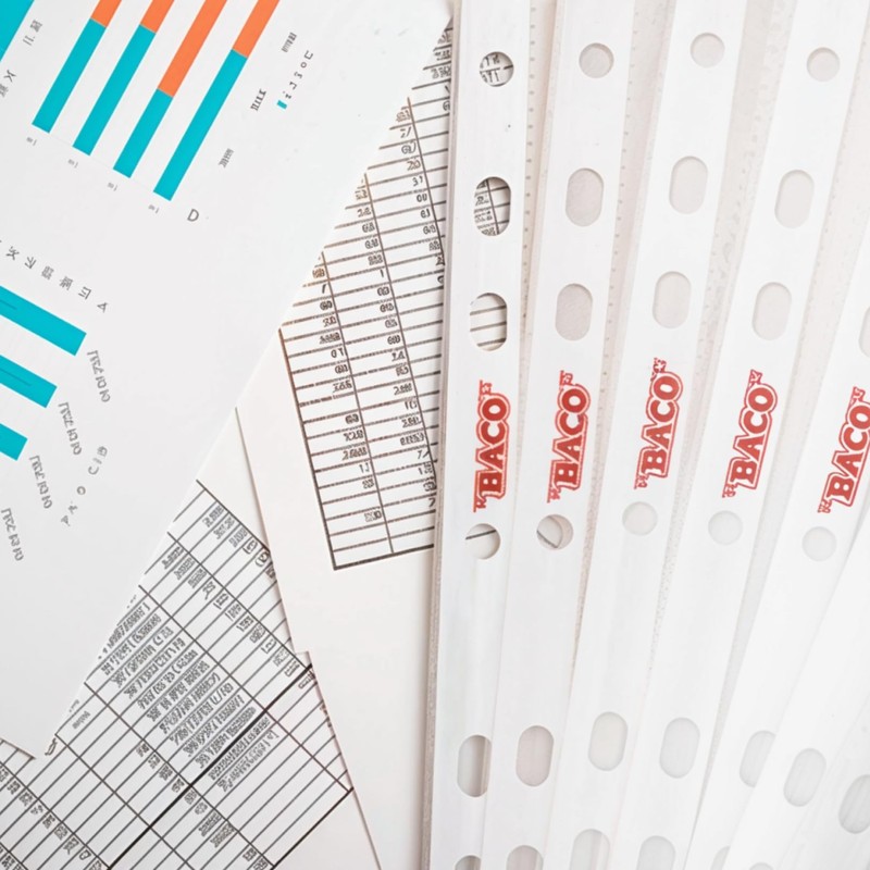 Baco | Protectores de Hojas Transparentes Tamaño Carta - Caja