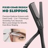 Eyebrow Trimming Scissors with Combs, Eyebrow Cutter Hair Removal Eyebrow
