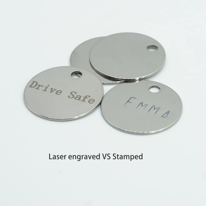 StayMax 1 Inch Round Metal Engraving Blanks Stamping Blanks Stainless