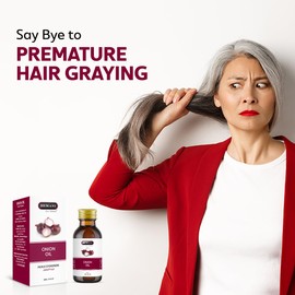 HEMANI Onion Oil Zayt al-baṣal | Allium cepa - 30ml | 100% Pure & Natural, Plant-Based Hair & Scalp Care | Nourishes & Moisturizes for Healthy-Looking Hair & Scalp | Softens, Conditions & Protects