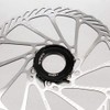 Keenso Center Lock Adapter, Disc Brake Hub Adapte Bicycle Center