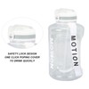 1500ml Large Capacity Sports Water Bottle Portable Scale Marking Poping