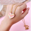 2PCS Colorful BFF Magnetic Necklaces With Extra Wax Rope, Best