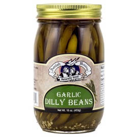 Amish Wedding Garlic Dilly Beans 16oz (Pack of 2)