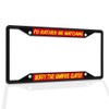 Fastasticdeals Metal Insert License Plate Frame I'd Rather Be Watching