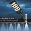4-Pack Solar Street Lights, 30000lm Outdoor Flood Light with Dual