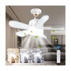 Ceiling Fan with Lighting Fixture, Plug-in Type, with Remote Control