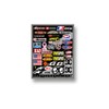 D'cor Visuals Helmet Logos Decal Sheet – 4 Mil Vinyl