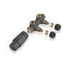 S SIENOC H-valve connection set, centre connection/radiator valves, thermostat for