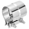 uxcell 2-3/4" Exhaust Clamp, 304 Stainless Steel Butt Joint Band