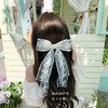 [Lapimou] ヘアクリップ バレッタ バレエコア 髪留め ヘアアクセ ヘアアクセサリー バレッタ 大きめ リボン