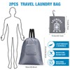2 Pcs Travel Laundry Bag Dirty Clothes Bag Travel Bags