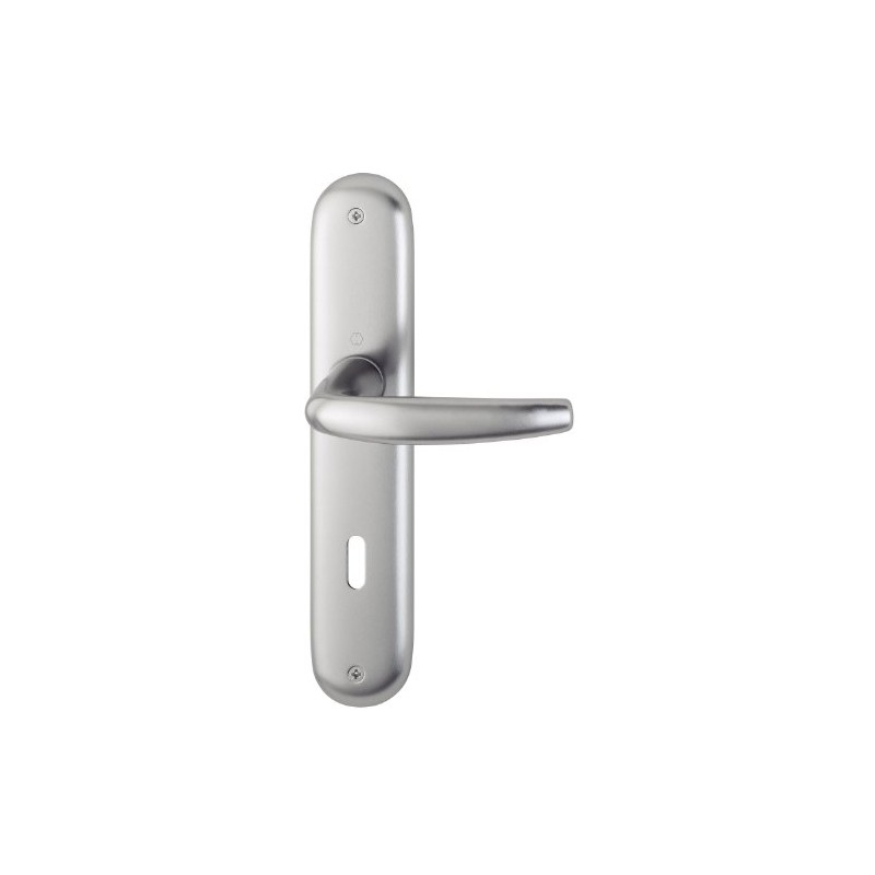Hoppe Atlanta (Langschild) Doorknob, Aluminium Nature for Indoor, Doorknob-Trimming, Profile