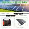Boobrie 6ft Solar Panel Extension Cable Kit with Universal Adapters