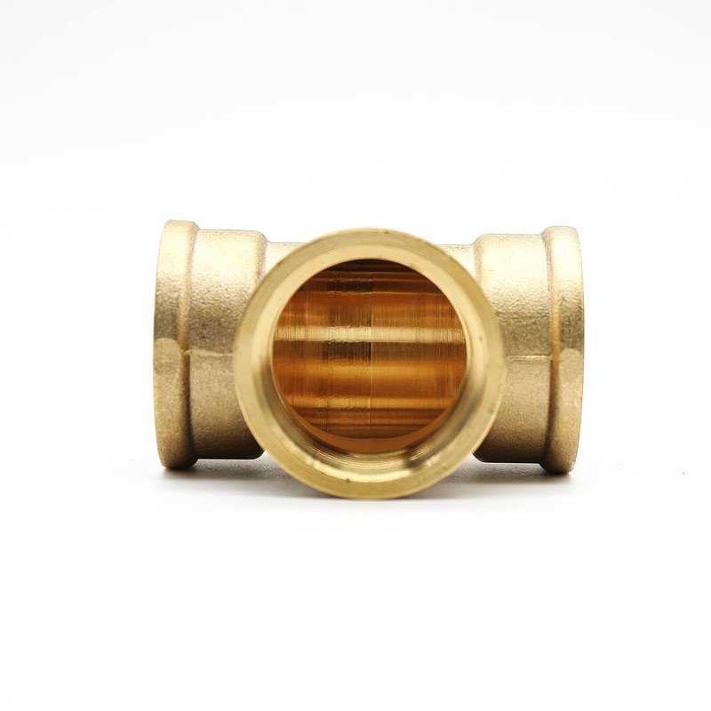 DOJA Barcelona Brass T-Piece Tee Fitting, 3/8" for Irrigation &