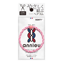 annieu Hair Rubber Hair Accessory Bracelet [Hairdresser Design] Annu (Pink)