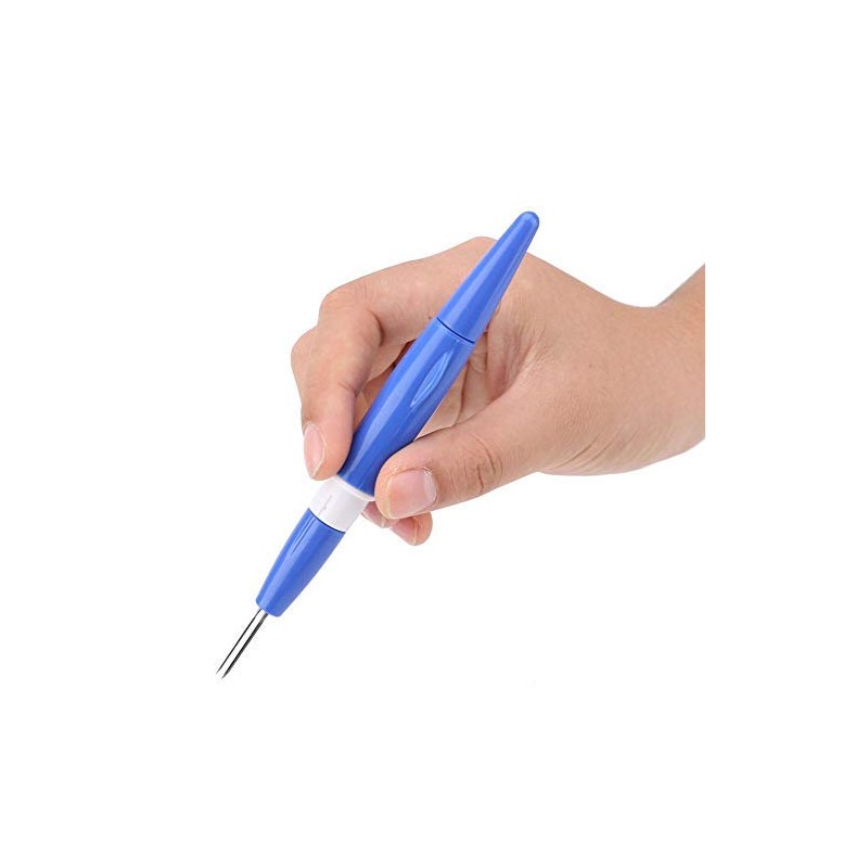 Fieltro bordado aguja Punch Pen con 3 agujas finas conjunto