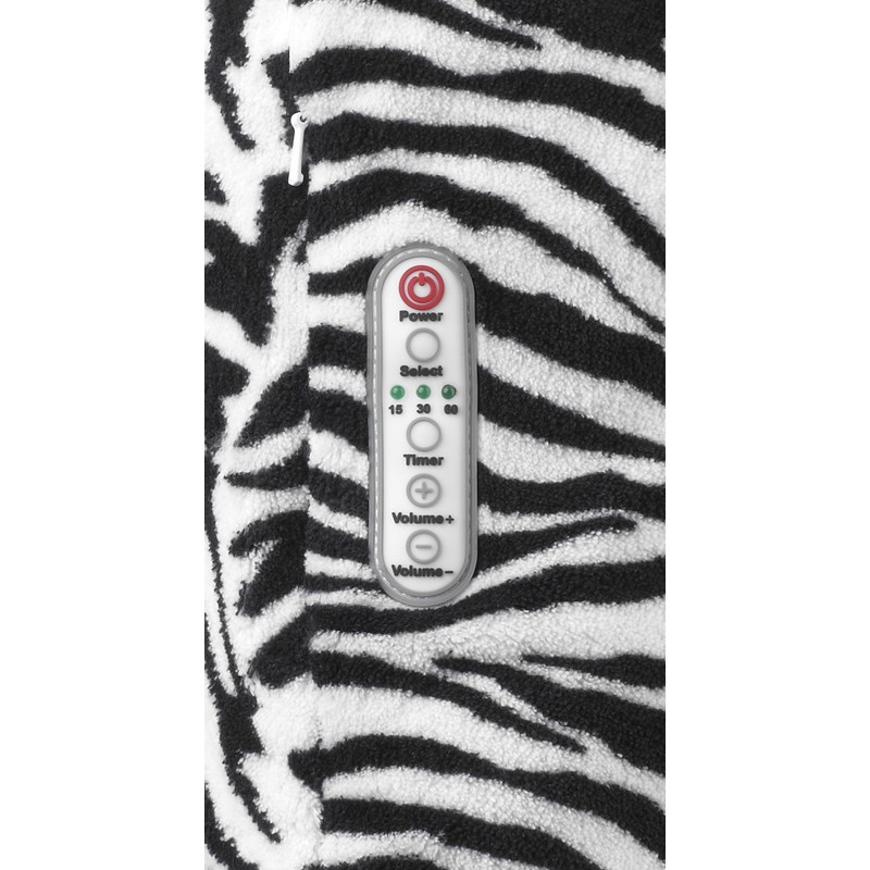 Conair Sound Therapy Pillow - Zebra