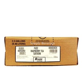 Supply Depot Fuze Raspberry Tea 2.5 gallon Bag in Box BIB syrup, 320 Fl Oz (Pack of 1)