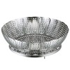 Küchenprofi 1025482820 Dämpfeinsatz, klappbar, Edelstahl, silber, 7,4 x 14,2 x
