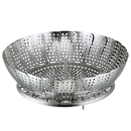 Küchenprofi 1025482820 Dämpfeinsatz, klappbar, Edelstahl, silber, 7,4 x 14,2 x 15,8 cm