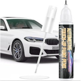 White Touch Up Paint For Cars, White Car Paint Touch Up Pen, Two-In-One Automotive Car Paint Scratch Repair, Car Scratch Remover for Deep Scratches, Special-Purpose Car Paint.